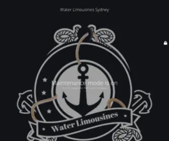 Waterlimousines.com.au(Water Limousines Sydney) Screenshot