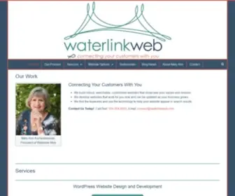Waterlinkweb.com(Our Work) Screenshot