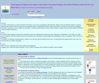 Waterlog.info(Drainage for Waterlogging and Soil Salinity) Screenshot