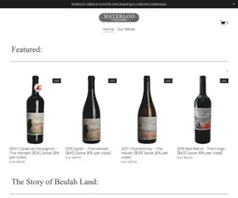 Waterloocellars.com(Waterloocellars) Screenshot