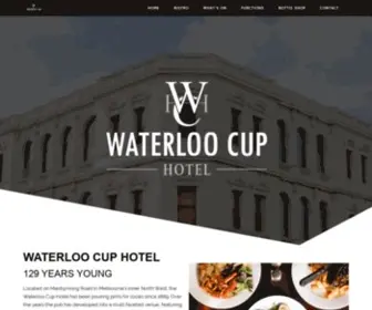 Waterloocuphotel.com.au(Bar & Function Spaces) Screenshot