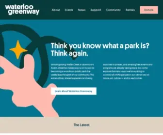Waterloogreenway.org(Waterloo Greenway Conservancy) Screenshot