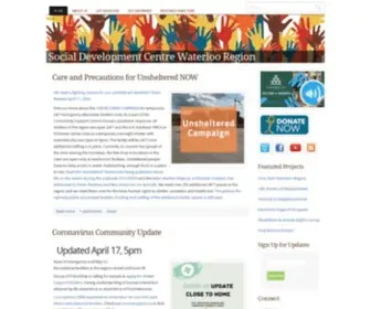 Waterlooregion.org(Social Development Centre Waterloo Region) Screenshot