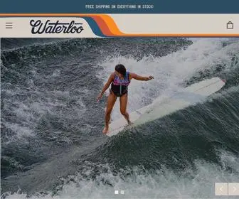 Waterloousa.com(Waterloo Surfboards) Screenshot