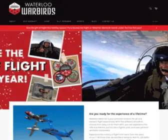 Waterloowarbirds.com(Book your jet flight experience today) Screenshot