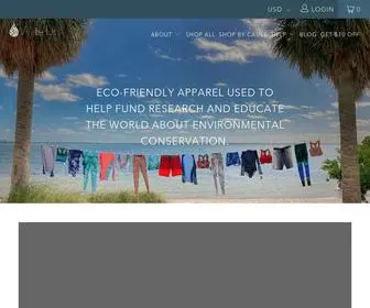 Waterlust.com(Eco-responsible apparel advocating for marine conservation) Screenshot