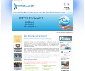 Watermakerindia.com(WaterMaker India) Screenshot