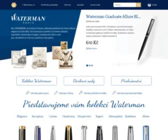 Waterman.cz(Pera WATERMAN) Screenshot