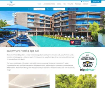 Watermark-Bali.com(Watermark Hotel & Spa Bali) Screenshot