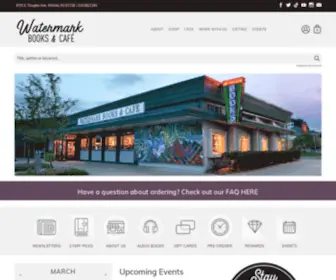 Watermarkbooks.com(Watermark Books & Cafe) Screenshot