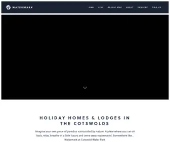 Watermarkcotswolds.com(Cotswold Holiday Homes & Lodges) Screenshot