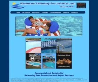 Watermarkswimmingpools.com(Swimming Pool Renovation and Repair Services by Watermark Swimming Pool Services) Screenshot