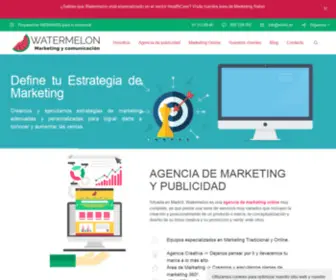 Watermelonmarketing.com(Agencia marketing digital y publicidad en Madrid) Screenshot