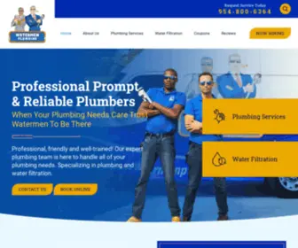 Watermenplumbing.com(Watermen Plumbing Inc) Screenshot