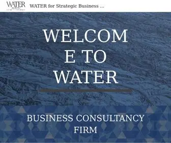 Watermiconsult.com(WATER for Strategic Business Consultancy) Screenshot