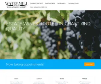 Watermillwinery.com(Watermill Winery) Screenshot