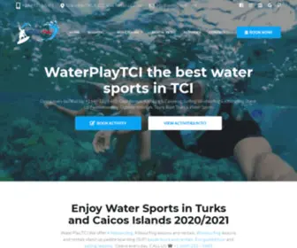 Waterplaytci.com(Kiteboarding Turks and Caicos) Screenshot