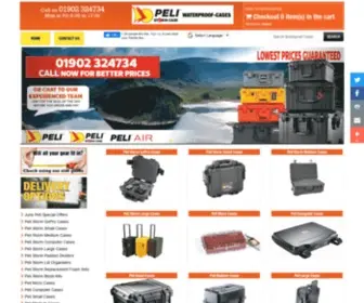 Waterproof-Cases.co.uk(Peli case) Screenshot