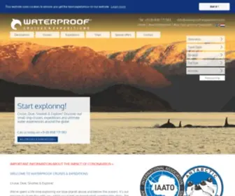 Waterproof-Expeditions.com(Waterproof Cruises & Expeditions) Screenshot