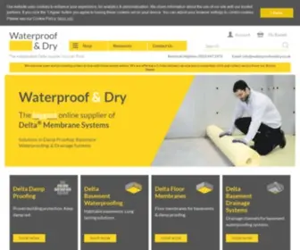 Waterproofanddry.co.uk(Waterproof & Dry) Screenshot