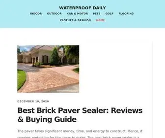 Waterproofdaily.com(Our website) Screenshot