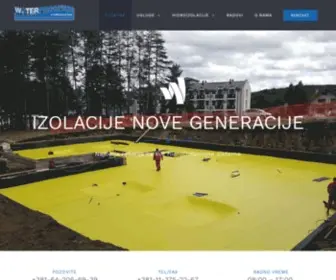 Waterproofing.rs(POČETNA) Screenshot