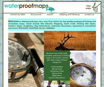 Waterproofmaps.com(Fishing Maps) Screenshot