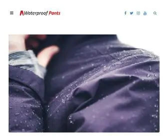 Waterproofpants.net(Waterproof Pants) Screenshot