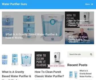 Waterpurifierguru.in(Water Purifier Guru) Screenshot