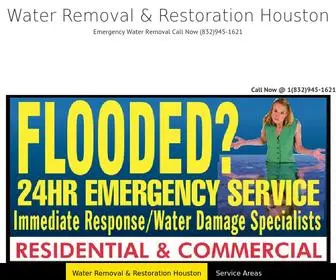 Waterremoval-Houston.com(Water Damage) Screenshot