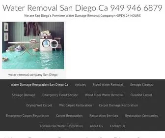 Waterremovalsandiegoca.com(Water Damage Restoration San Diego Ca) Screenshot