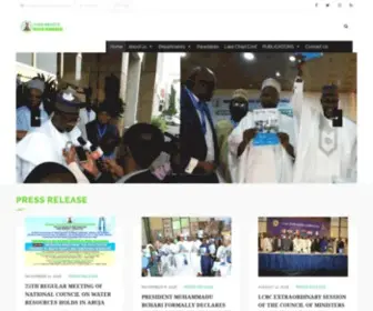 Waterresources.gov.ng(Federal Ministry of Water Resources) Screenshot