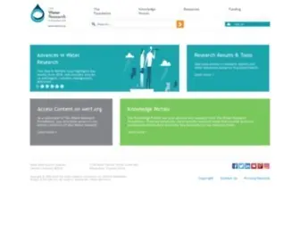 Waterrf.org(The Water Research Foundation (WRF)) Screenshot