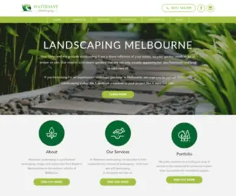 Watersavelandscaping.com.au(Landscaping Melbourne) Screenshot