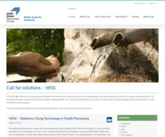 Waterscarcitysolutions.org(Water Scarcity Solutions) Screenshot