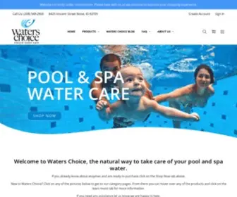 Waterschoice.com(Waters Choice) Screenshot