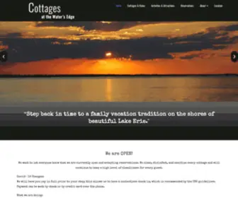 Watersedgeonline.com(Cottages at the Water's Edge) Screenshot