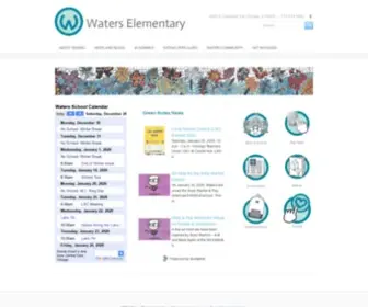 Waterselementary.org(Thomas J. Waters) Screenshot