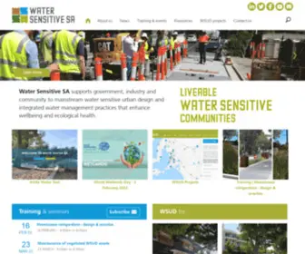 Watersensitivesa.com(Water Sensitive SA) Screenshot