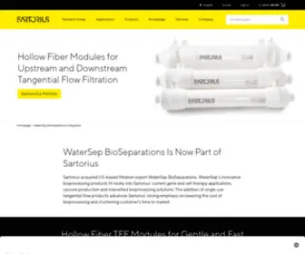 Watersep.net(WaterSep BioSeparations Integration) Screenshot