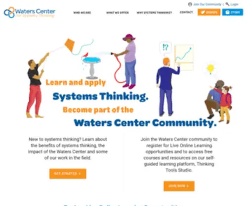 Watersfoundation.org(Waters Center for Systems Thinking) Screenshot