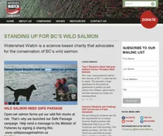 Watershed-Watch.org(Watershed Watch Salmon Society) Screenshot