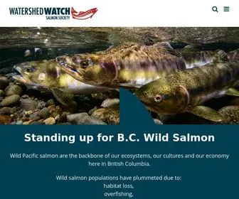 Watershedwatch.ca(Watershed Watch Salmon Society) Screenshot