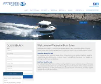 Watersideboatsales.com(Waterside Boat Sales) Screenshot