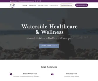 Watersidehealth.com(Waterside Healthcare & Wellness) Screenshot