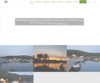 Watersidemarinanorris.com(Norris Lake) Screenshot