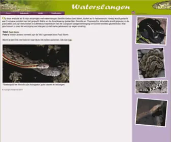 Waterslangen.nl(Informatie over waterslangen) Screenshot