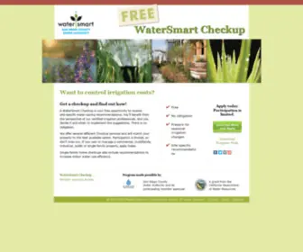 Watersmartcheckup.org(MWD Portal) Screenshot