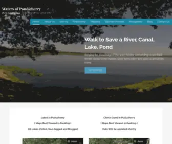 Watersofpondicherry.org(Waters of Pondicherry) Screenshot