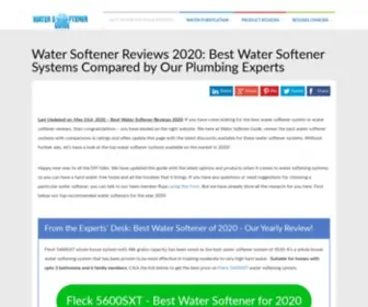 Watersoftenerguide.com(2020's Best Water Softener Reviews) Screenshot